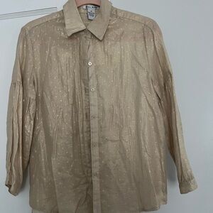 Bill Blass Women's Beige Blouse